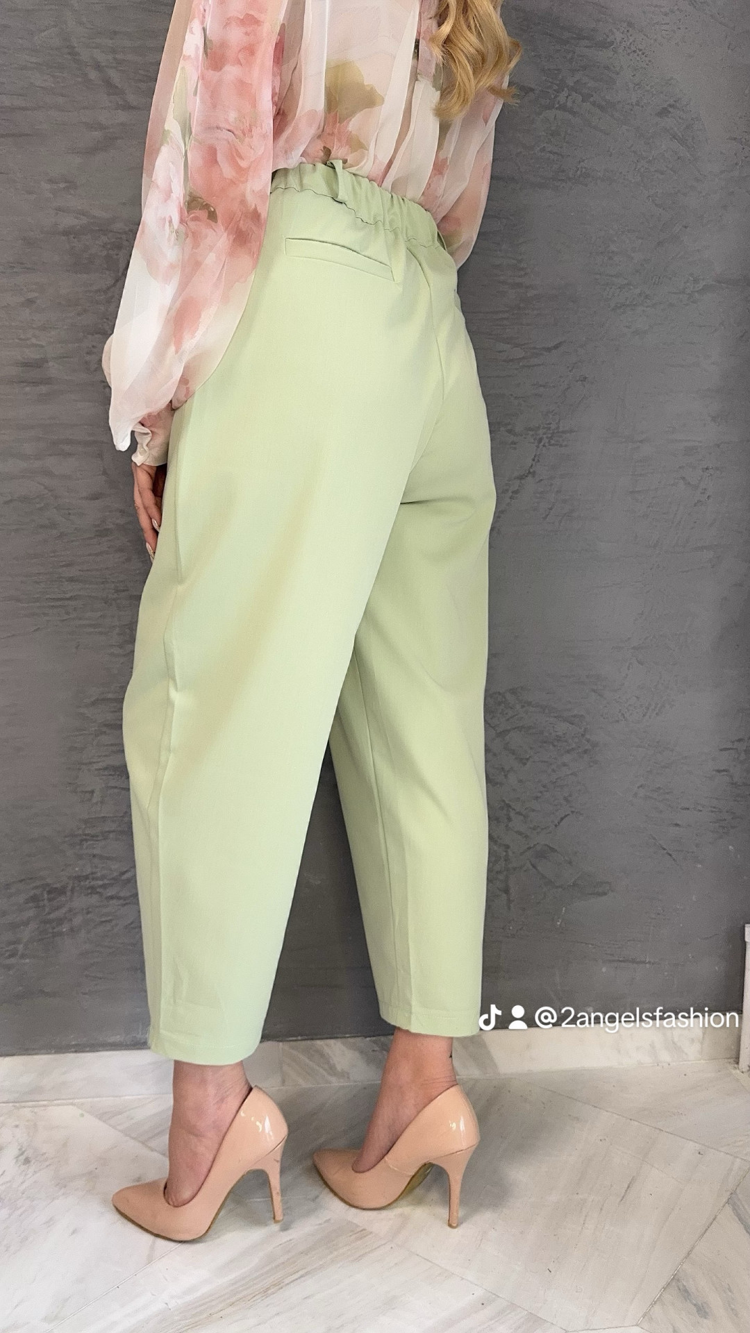 Παντελόνι με πιέτες-βεραμάν