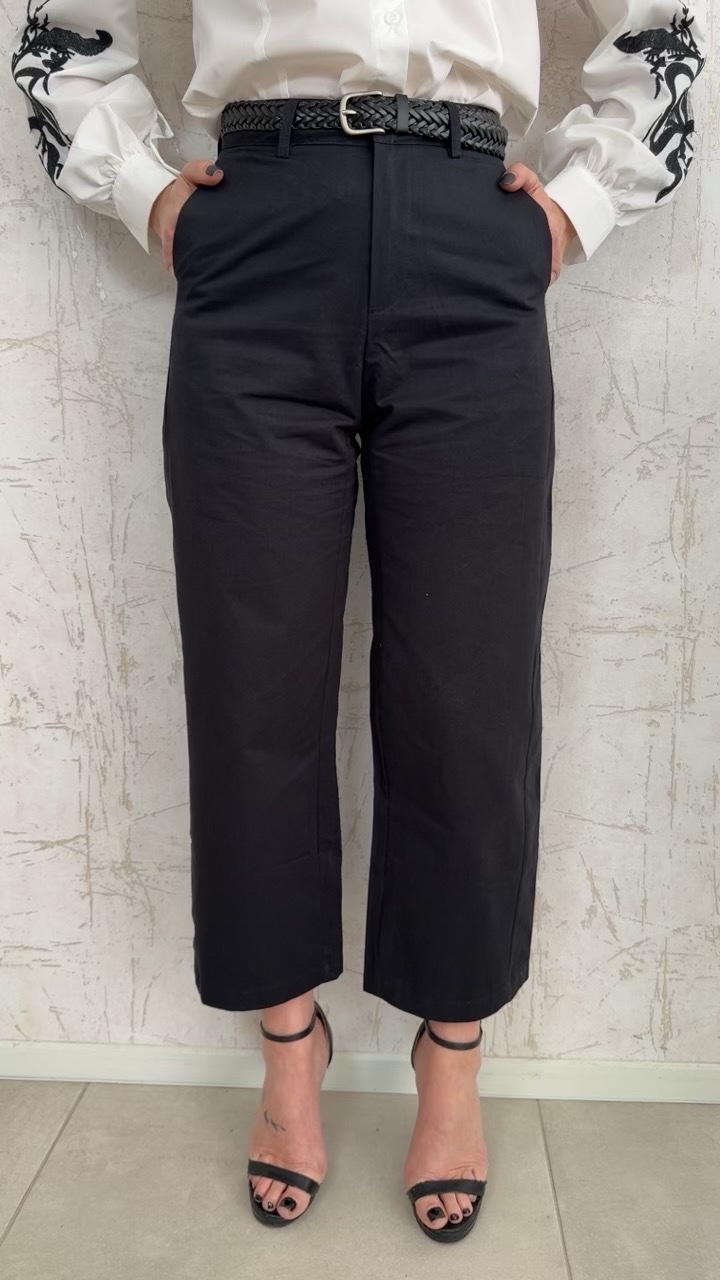 Παντελόνι Καπαρτινα-μαύρο