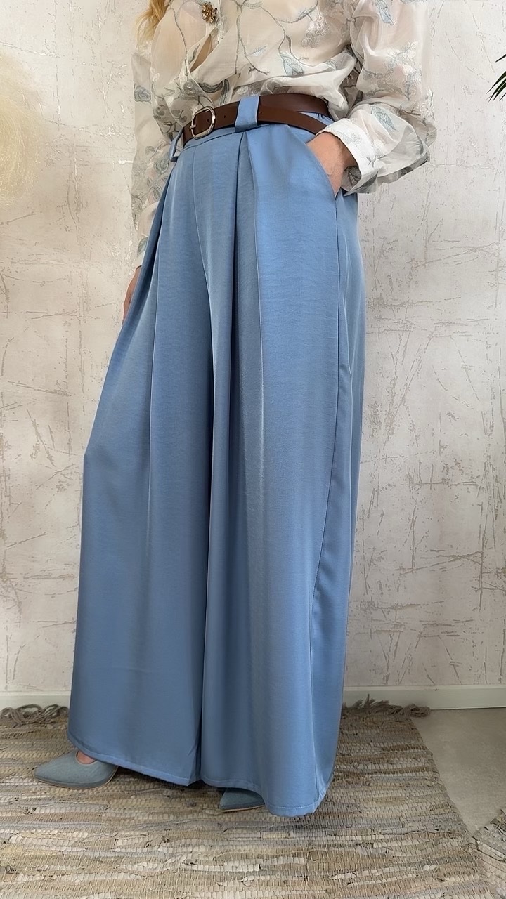 Παντελονα Sandra-γαλάζιο