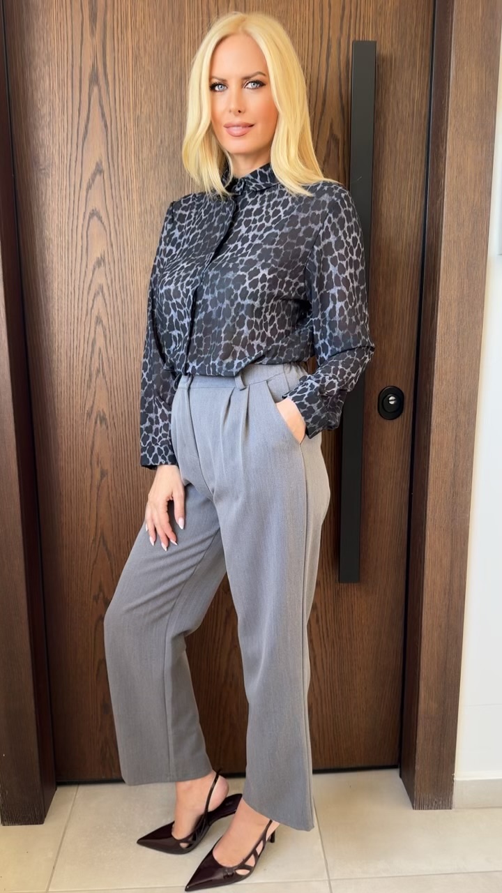 Παντελόνι γραφείου- Γκρι