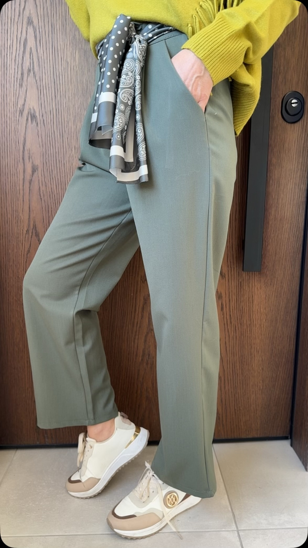 Παντελόνι γραφείου- Λαδι