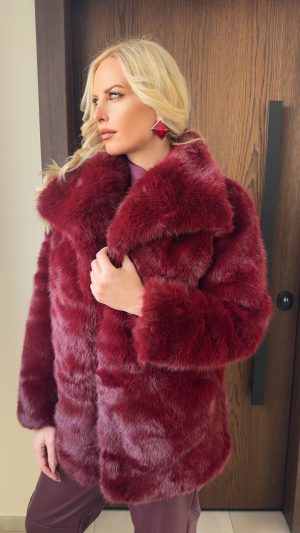 Κοντή γούνα - Μπορντω