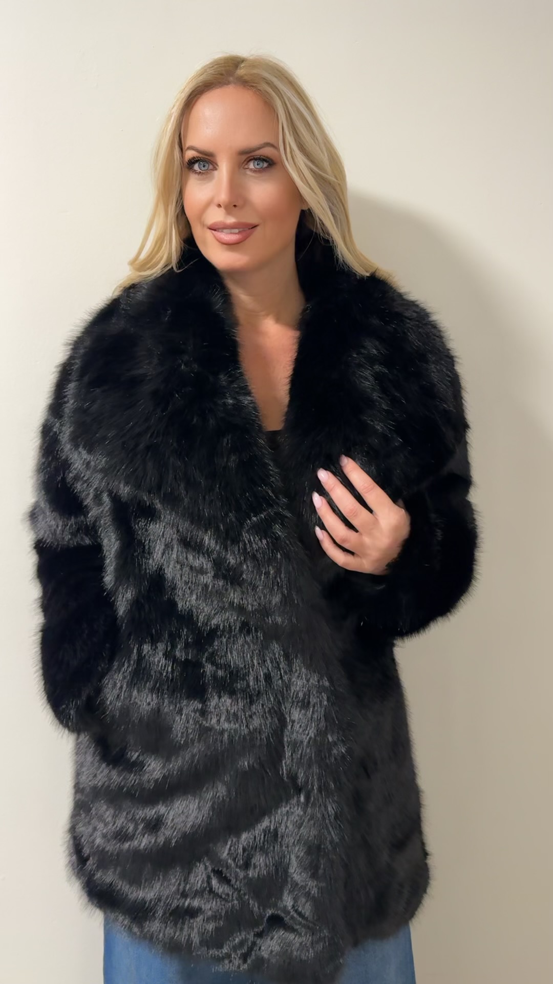 ELAISA ECO FUR – Μαυρο