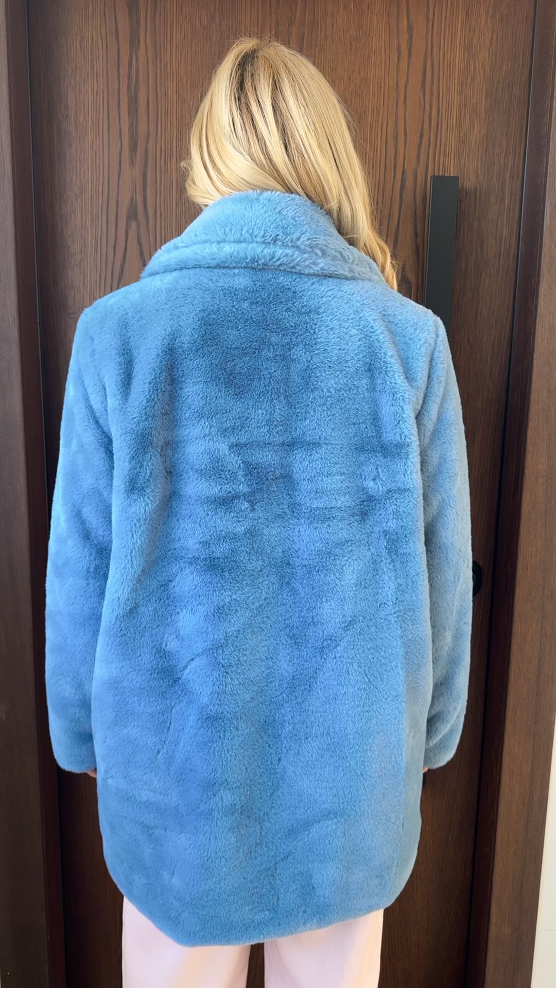 Οικολογική γούνα - Γαλαζιο