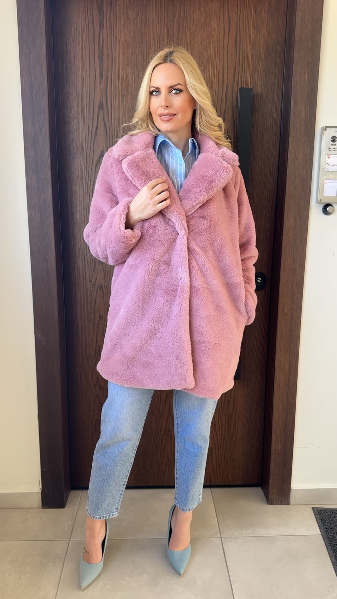 Οικολογική γούνα - Ροζ