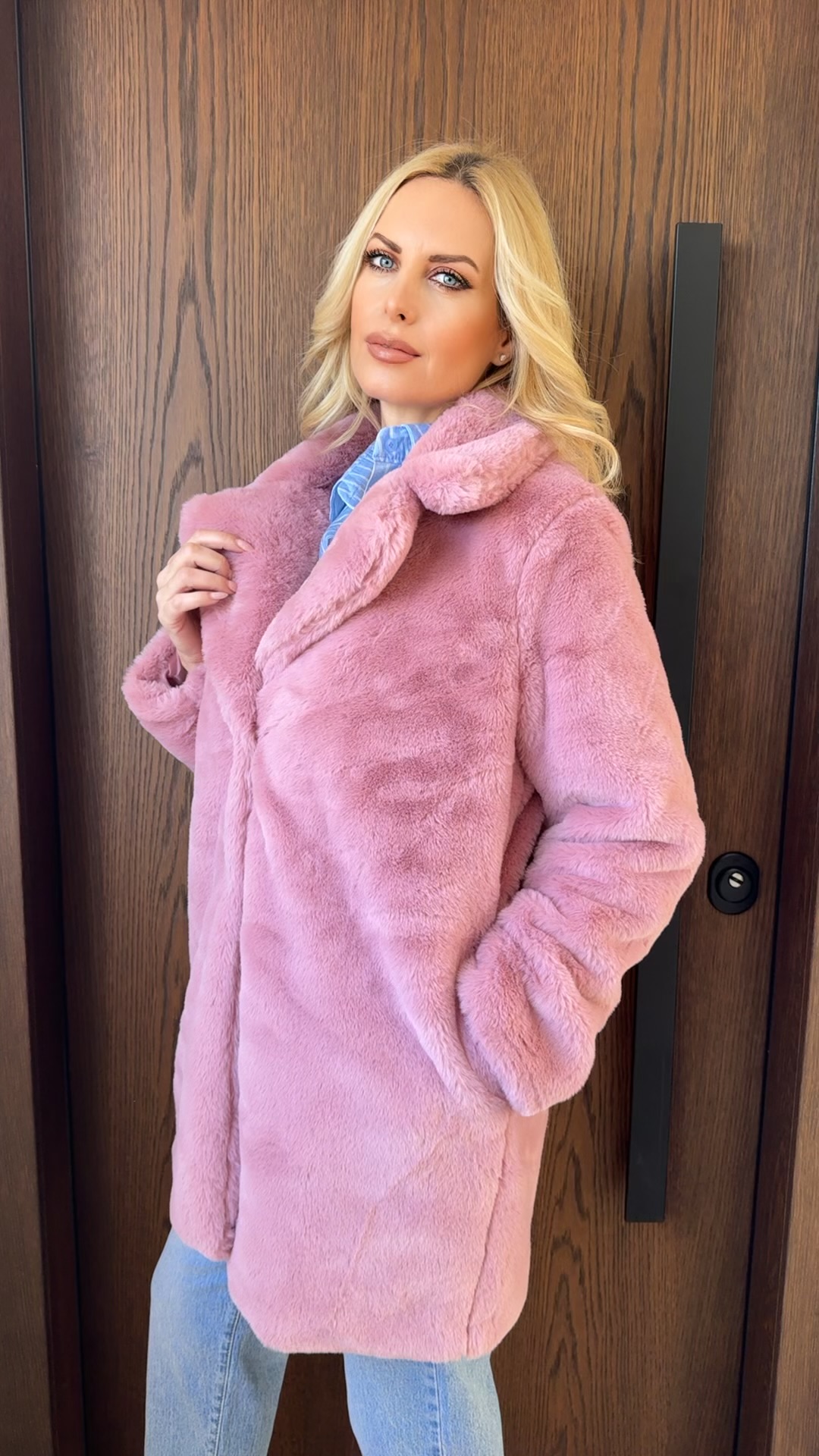 Οικολογική γούνα - Ροζ