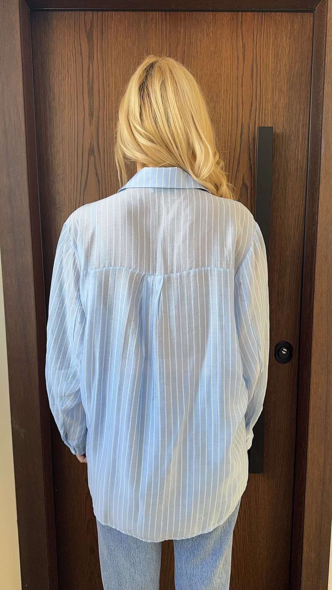 Πουκάμισο ριγέ- Γαλαζιο