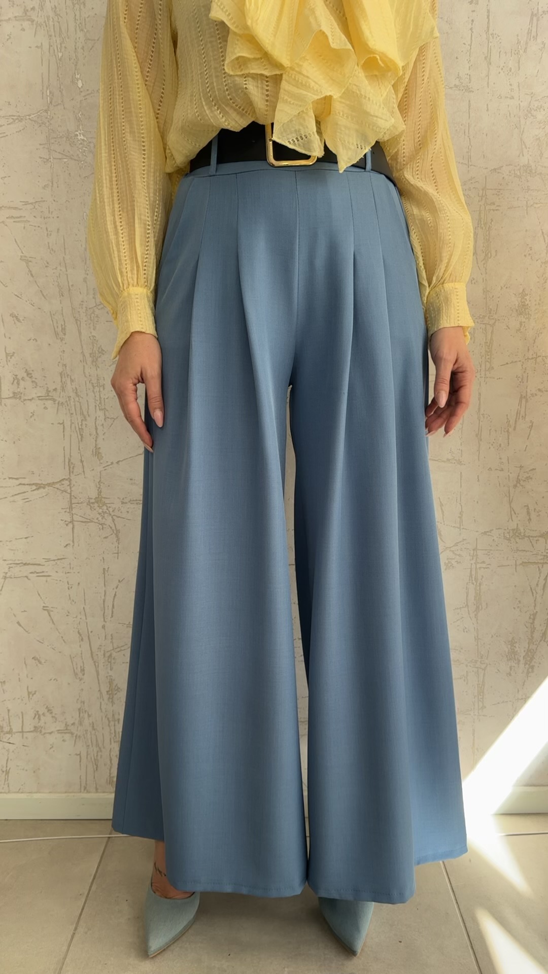 Παντελονα με ζώνη- Blue jean